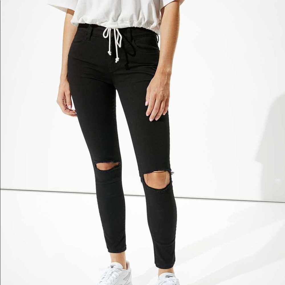 Black Ripped Jeans